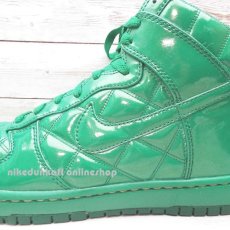 画像2: 321762-331｜2008年製｜NIKE　DUNK　HIGH　SUPREME　Olympic“北京オリンピック　グリーンパテント　キルティング”モデル｜サイズ：US9.5(27.5cm） (2)