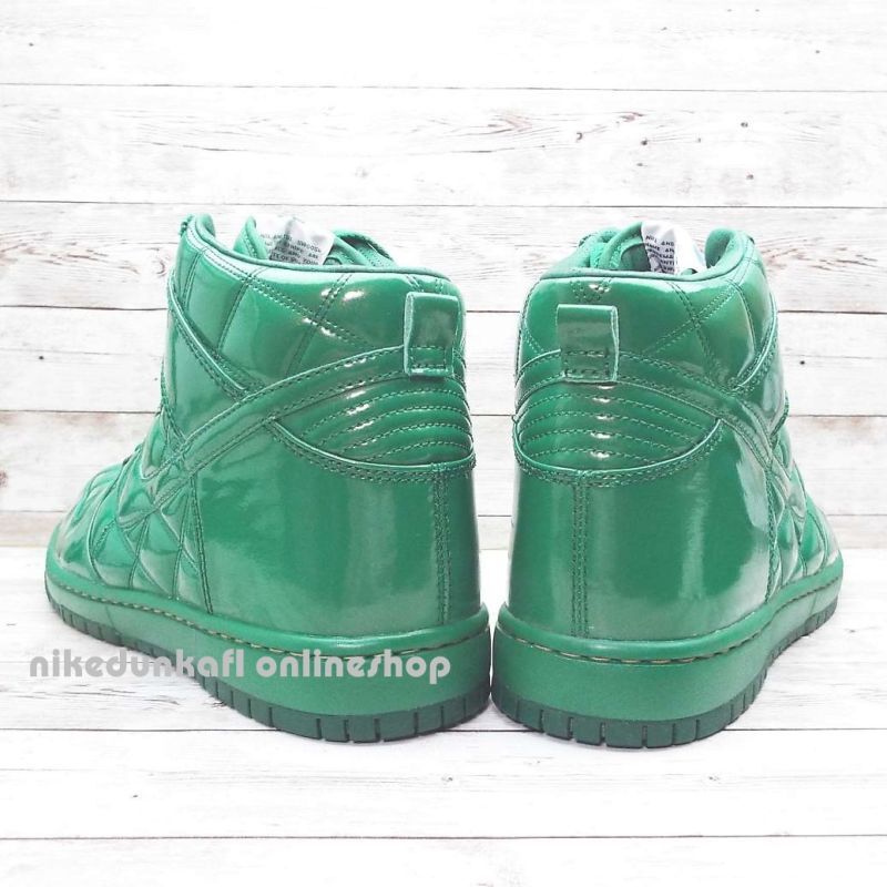 画像5: 321762-331｜2008年製｜NIKE　DUNK　HIGH　SUPREME　Olympic“北京オリンピック　グリーンパテント　キルティング”モデル｜サイズ：US9.5(27.5cm） (5)