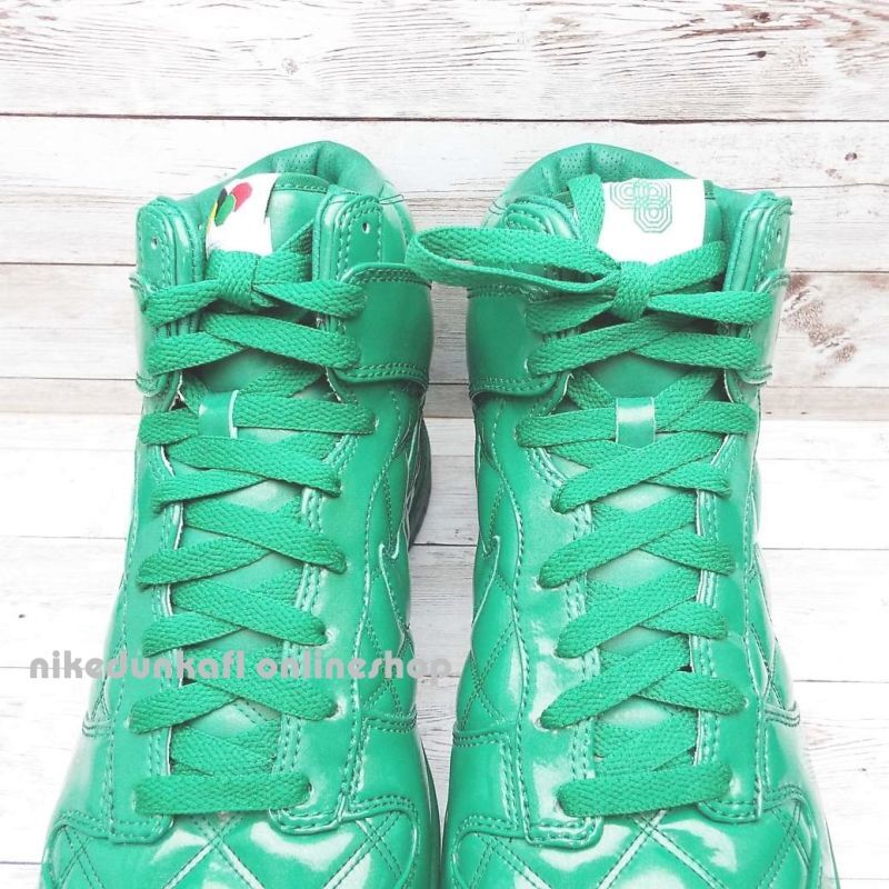 画像8: 321762-331｜2008年製｜NIKE　DUNK　HIGH　SUPREME　Olympic“北京オリンピック　グリーンパテント　キルティング”モデル｜サイズ：US9.5(27.5cm） (8)